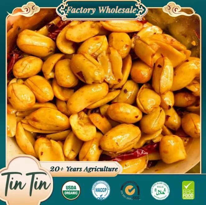 โรงงานจำหน่ายถั่วลิสงรสเผ็ดแสนอร่อยของจีน